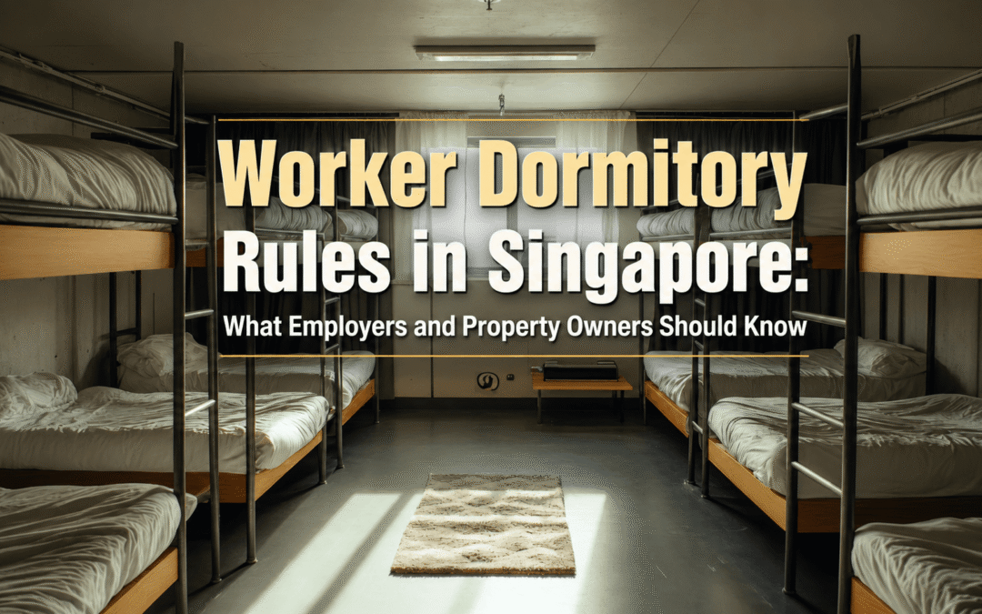 Worker Dormitory Rules in Singapore